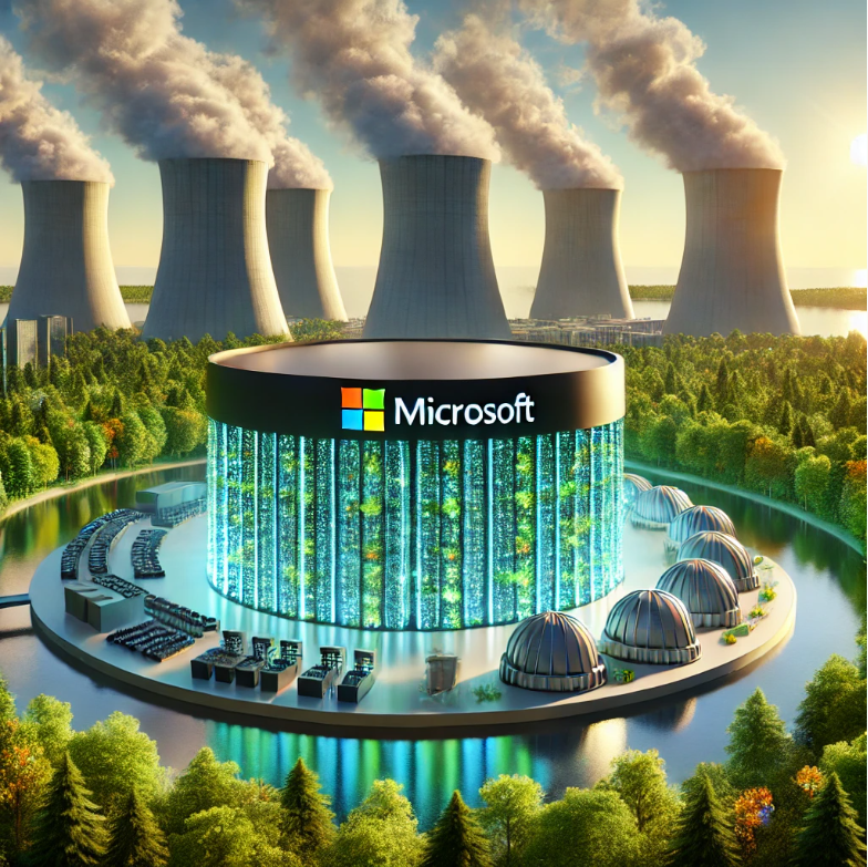 스리마일섬 원전과 마이크로소프트 AI 데이터센터