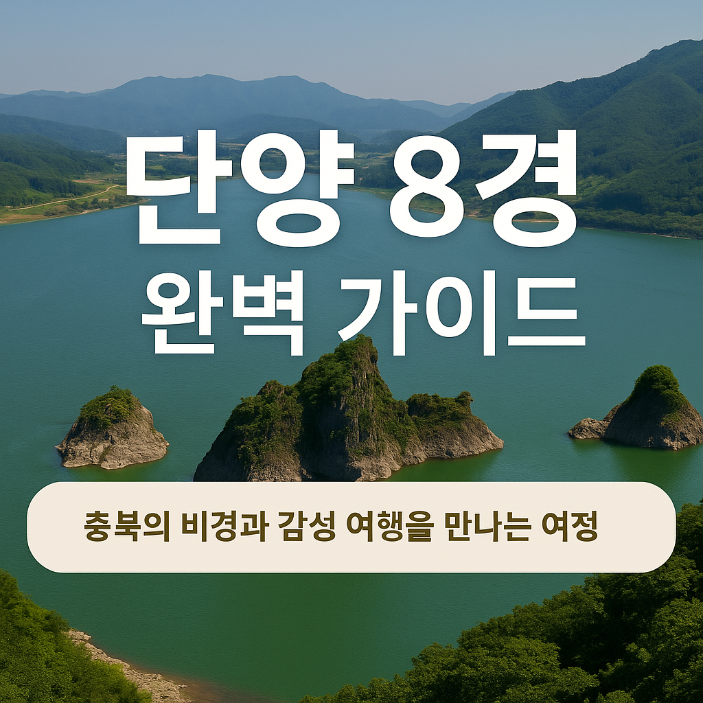 단양 8경 완벽 가이드