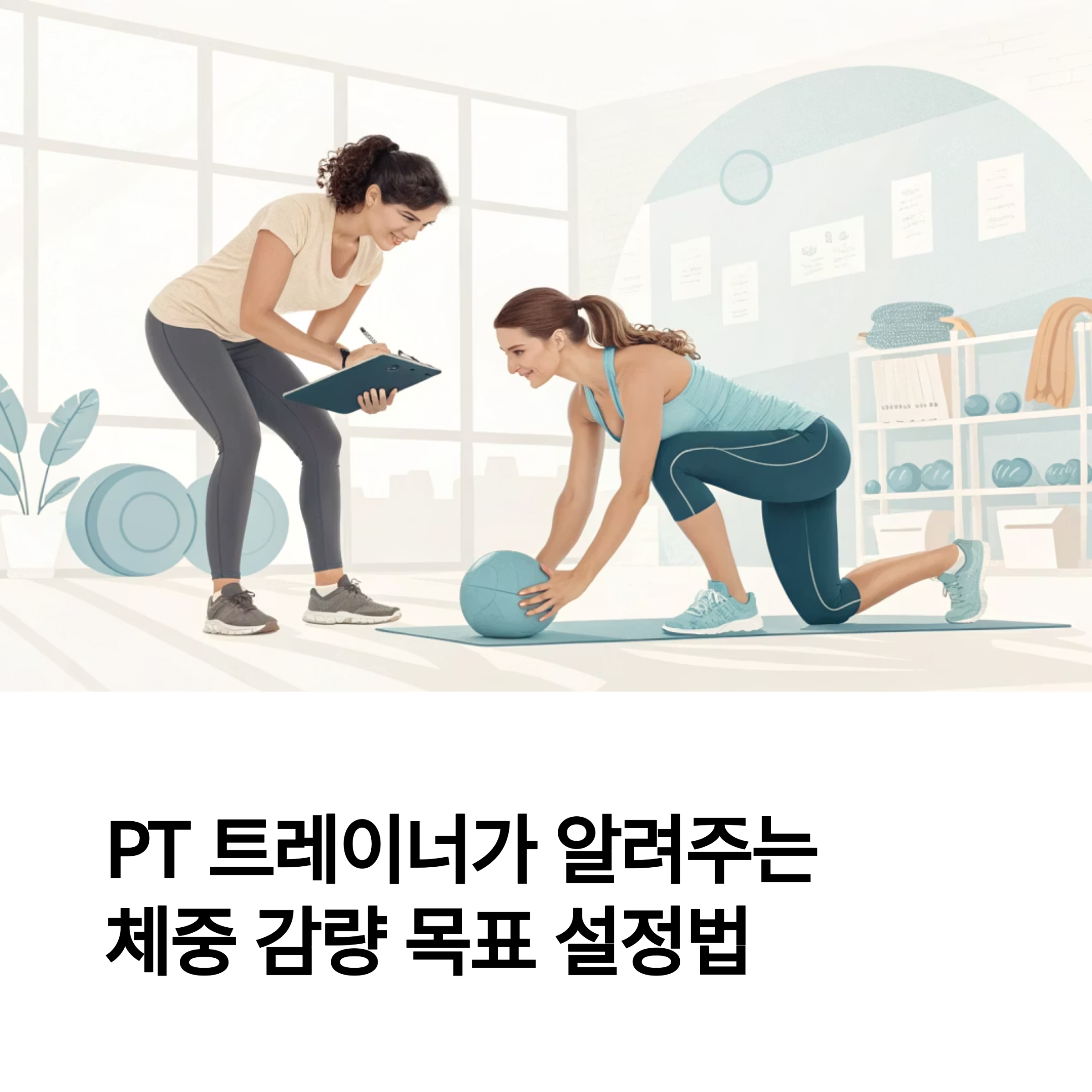 PT트레이너가 알려주는 목표설정