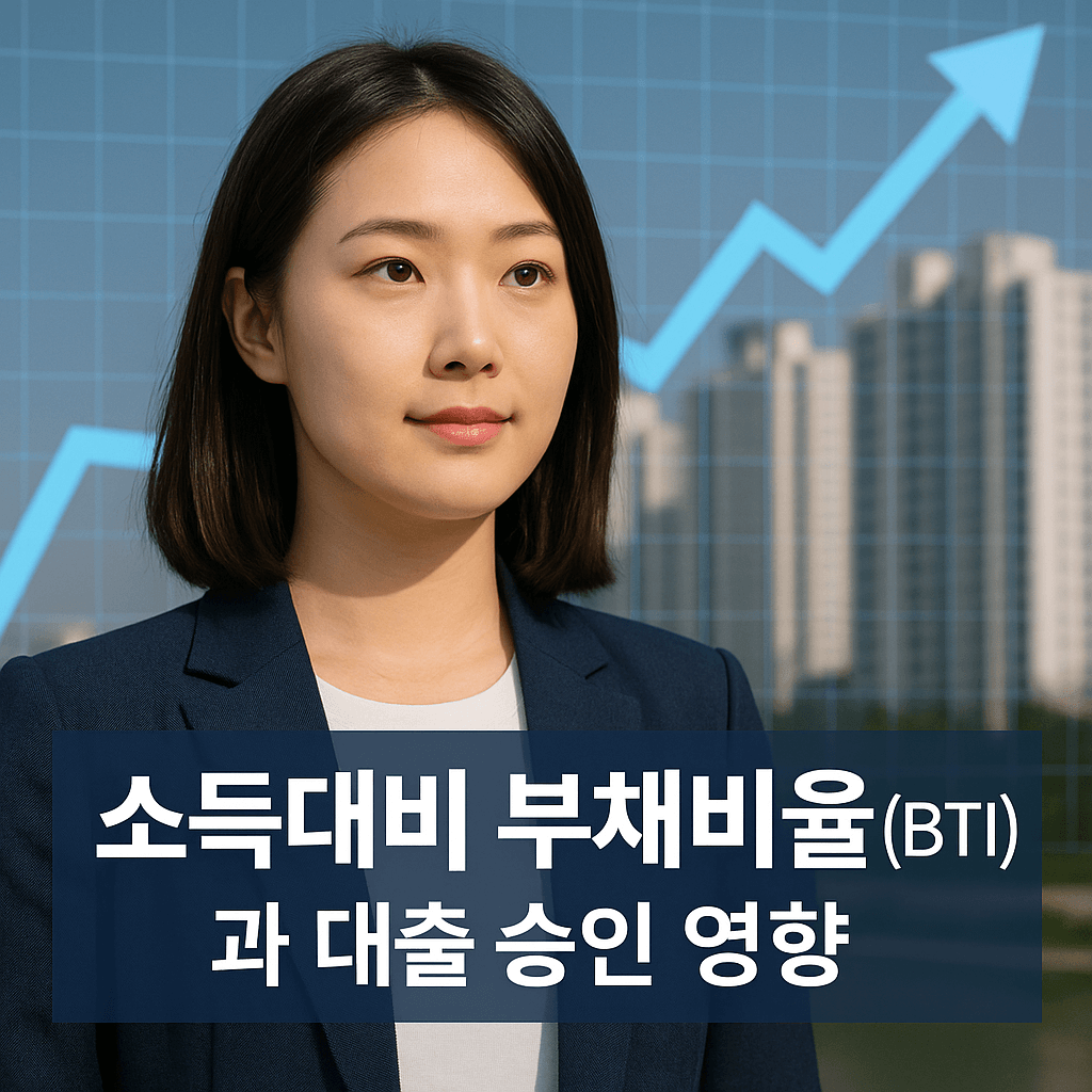 소득대비 부채비율(BTI)과 대출 승인 영향