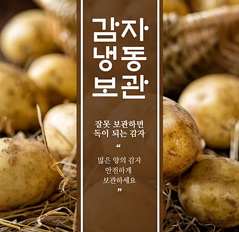 감자 냉동보관법