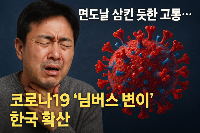 님버스 변이에 아파하는 남성