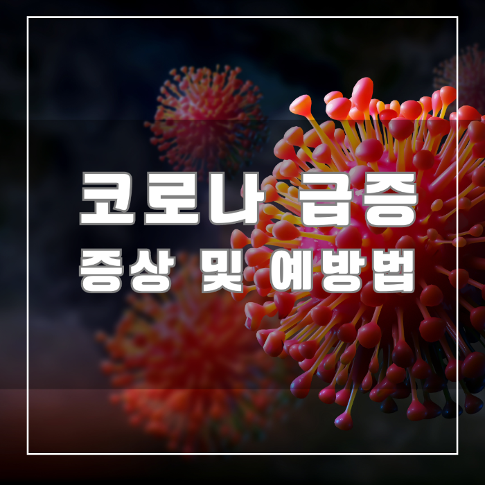 코로나 증상 및 예방법