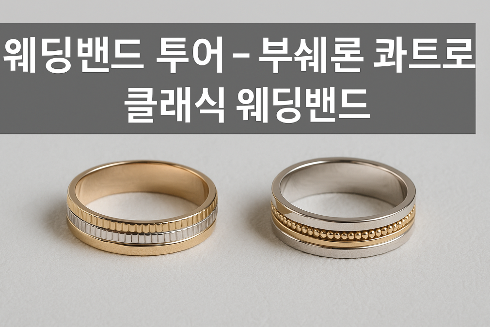 부쉐론 콰트로 클래식, 이 웨딩밴드면 충분한 이유