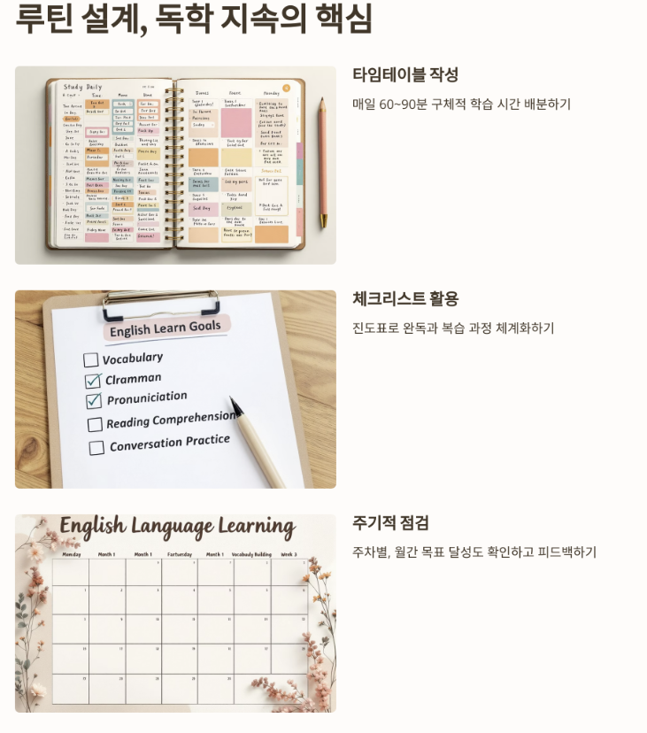 루틴 설계