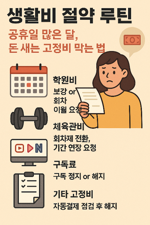 생활비 절약루틴