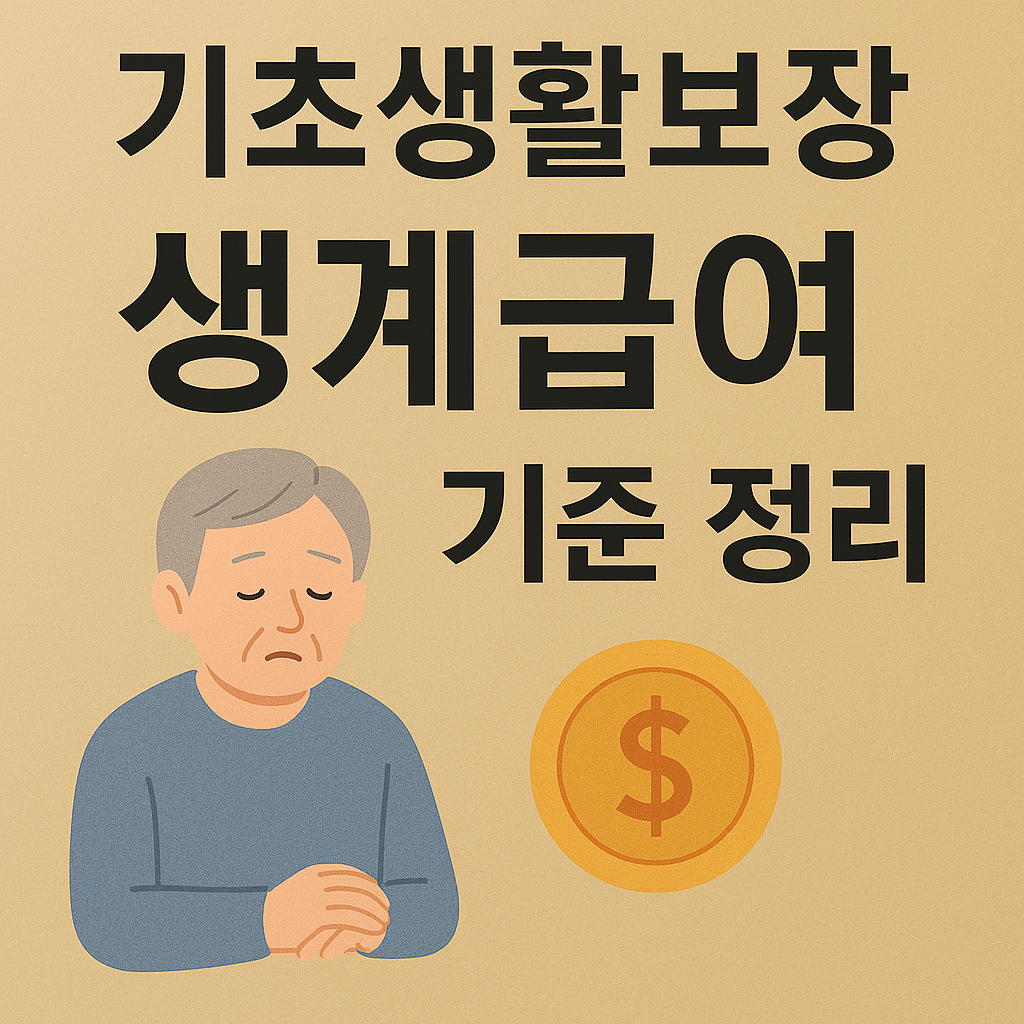 기초생활보장 관련 이미지