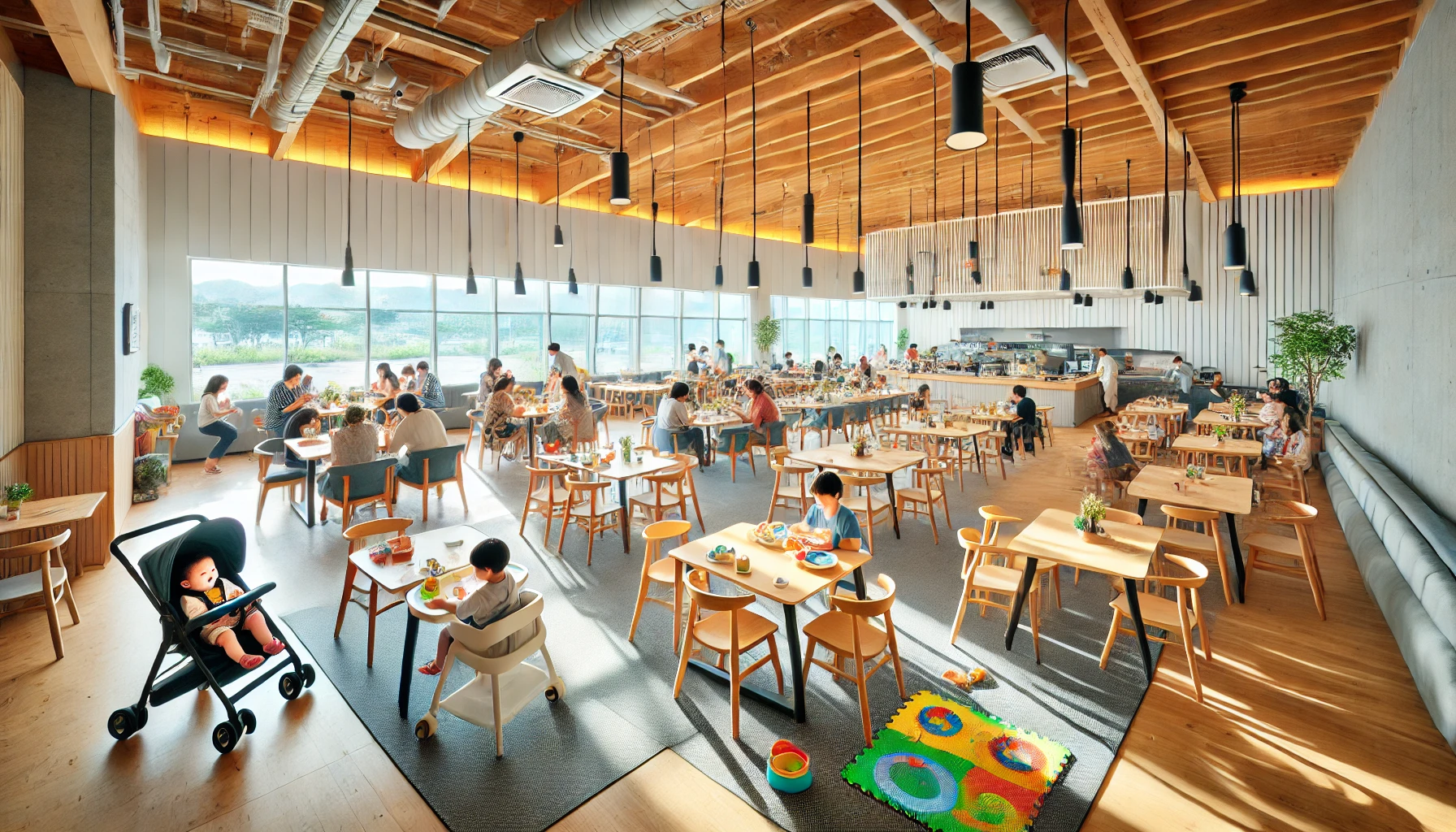 아이 동반 가능하고 넓은 제주 식당