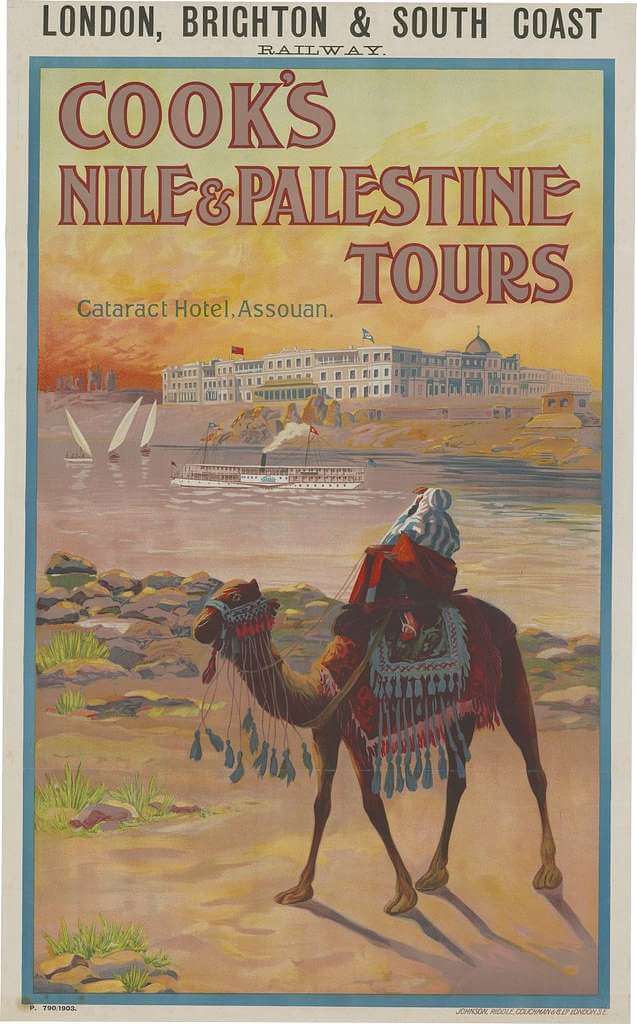 토머스 쿡 나일강 & 팔레스타인 투어 포스터