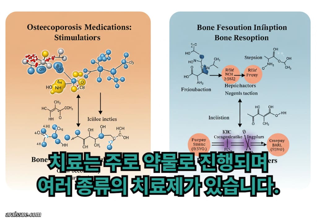 치료는 주로 약물로 진행되며 여러 종류의 치료제가 있습니다.