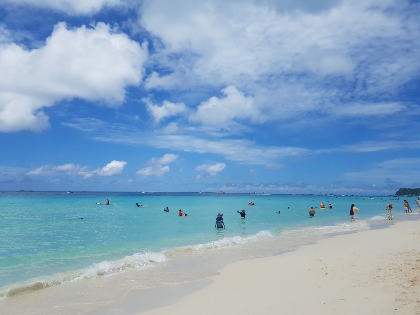 보라카이 화이트 비치 전경