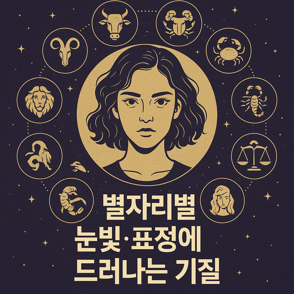 별자리별 눈빛&middot;표정에 드러나는 기질