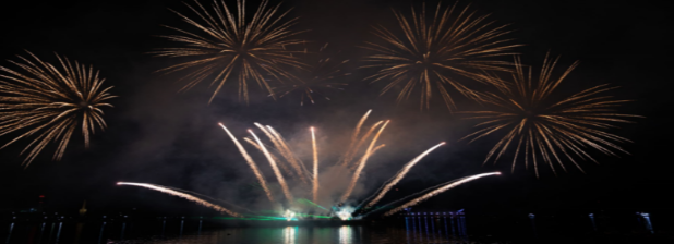 이충무공 승전기념 해상불꽃쇼