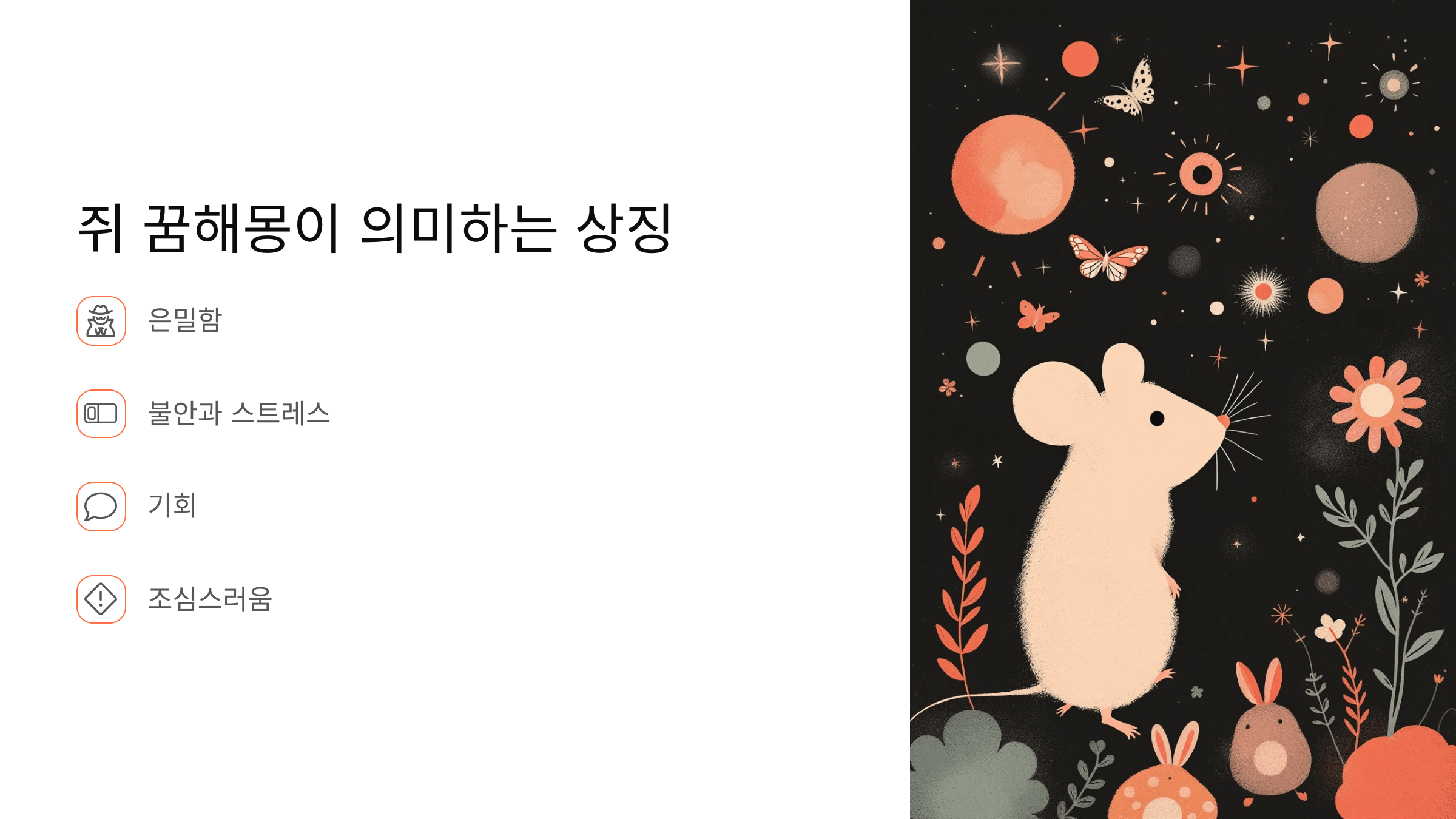 쥐 사진입니다.