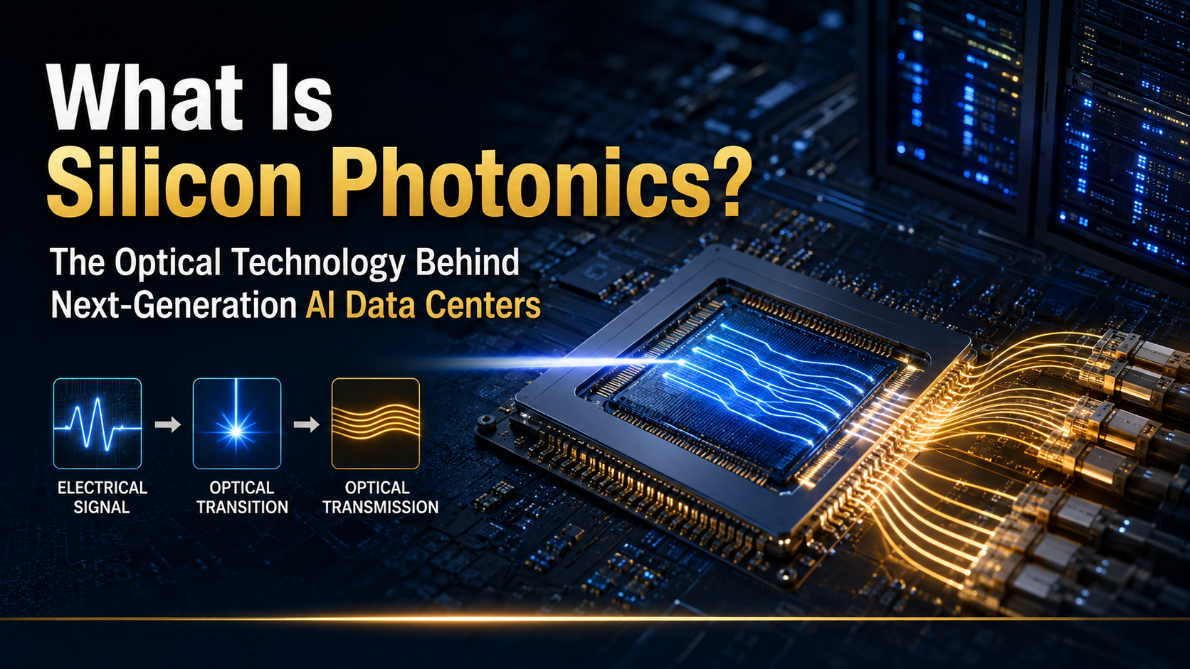 Silicon photonics technology for high-speed optical data transmission in AI data centers