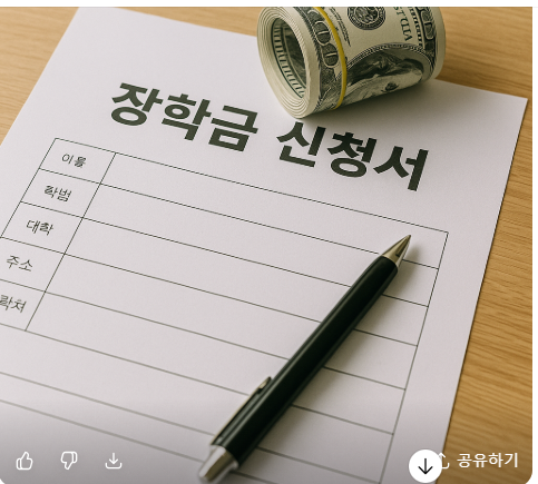 요즘뜨는 장학금 사진