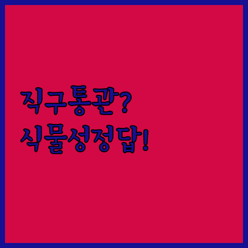 해외 직구 멜라토닌 통관 걱정 없는 ..