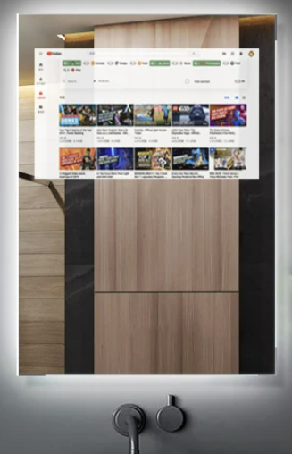 스마트 미러 설치 사진