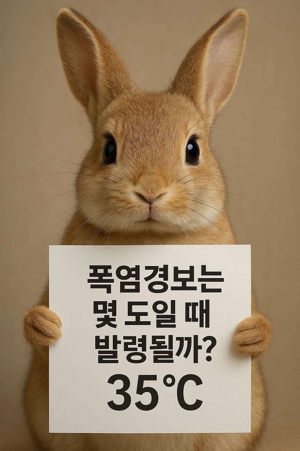 폭염경보는 몇 도