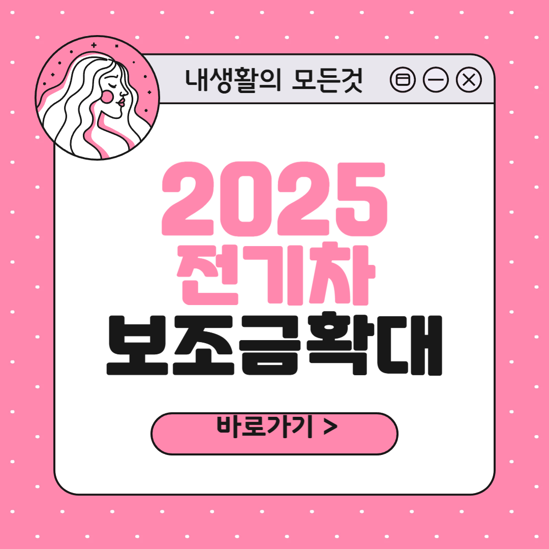 2025 전기차 보조금 조회 확대