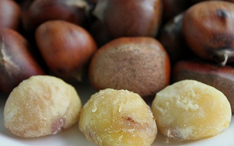 한국의 떡 종류 밤떡