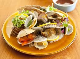 조개 관련음식 사진 이미지