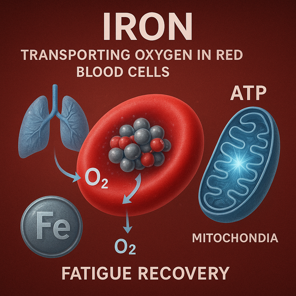 미토콘드리아 내에서 철분이 에너지 (ATP)를 생성한다