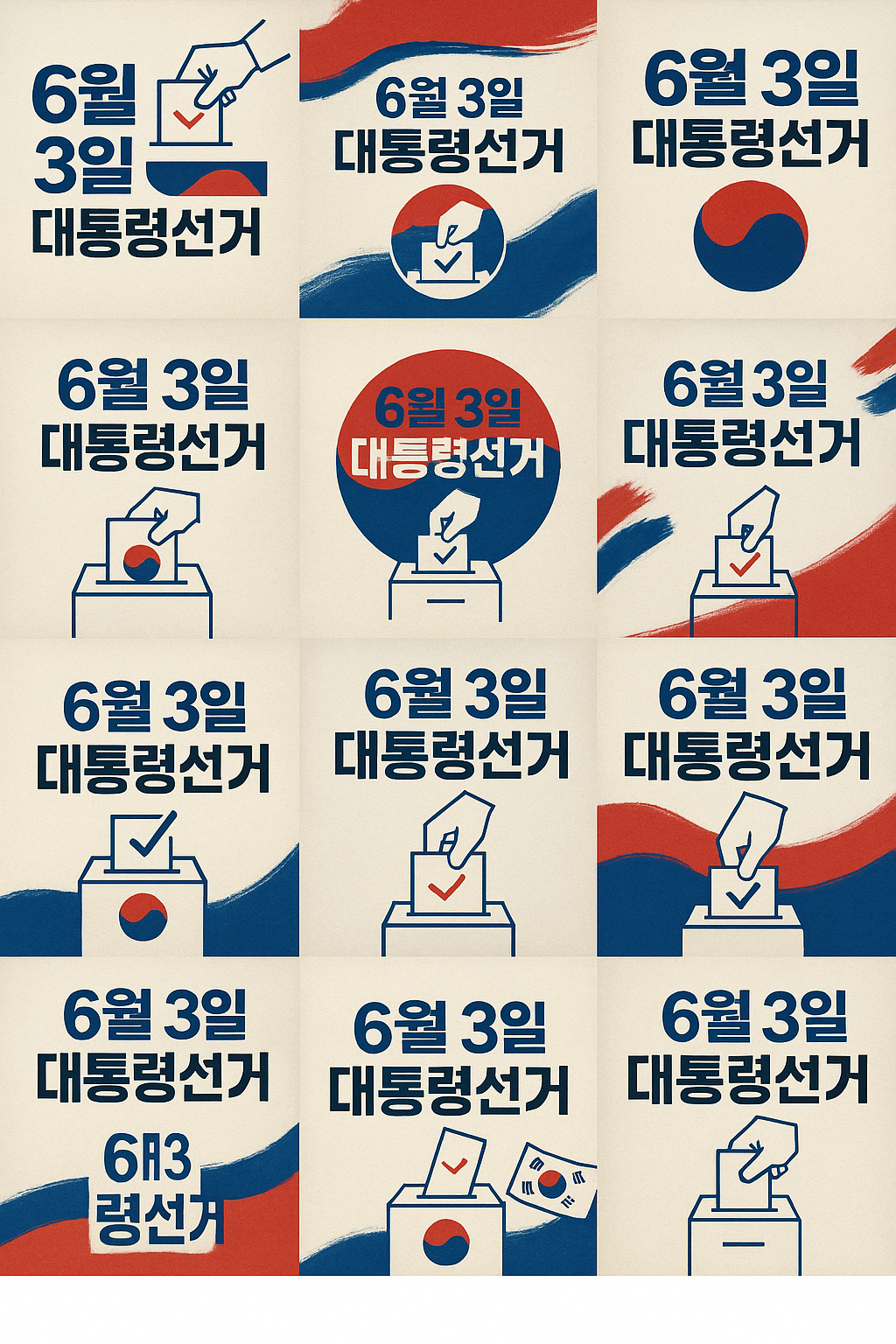 6월3일 대통령 선거
