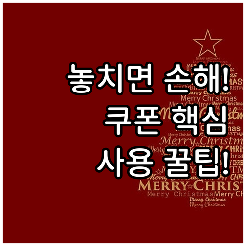 민생회복 소비쿠폰, 내게 맞는 사용법..