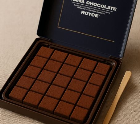 시니어 부부 일본 삿포로 여행 선물 로이스 생초콜릿