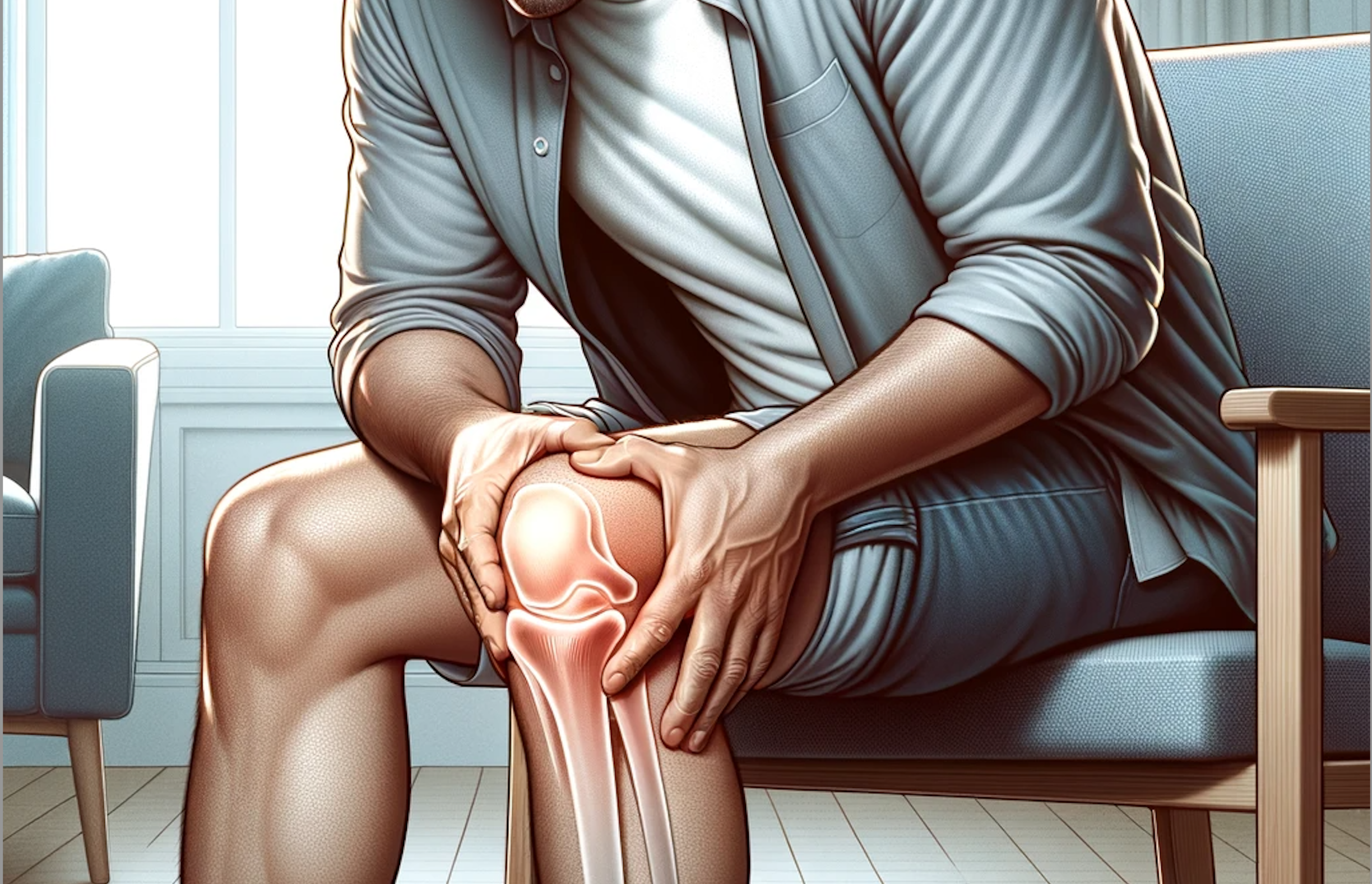 무릎 통증 이미지