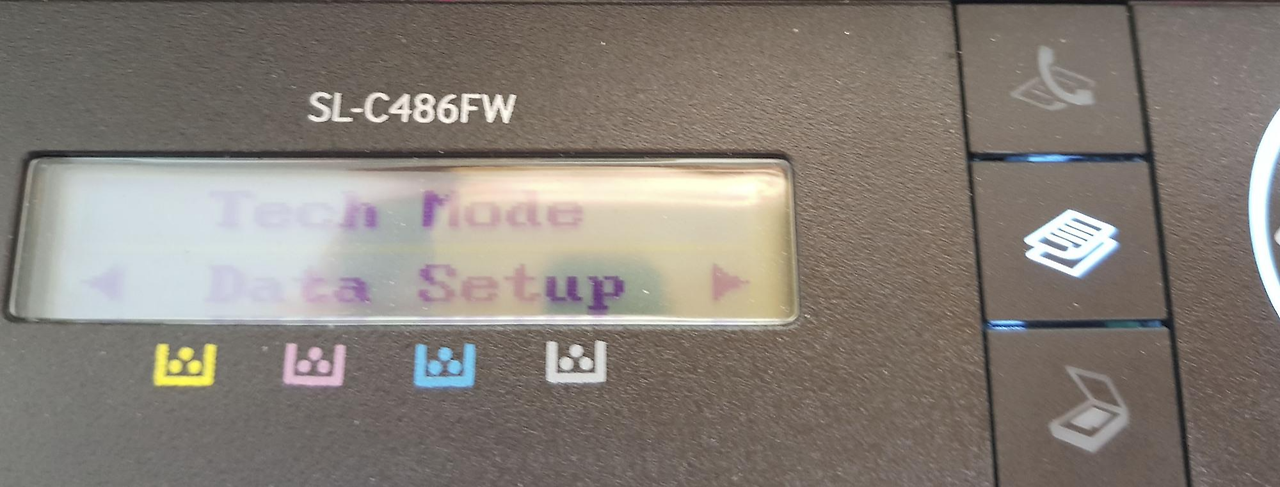 삼성 복합기 SL-C486FW 공장초기화 방법2