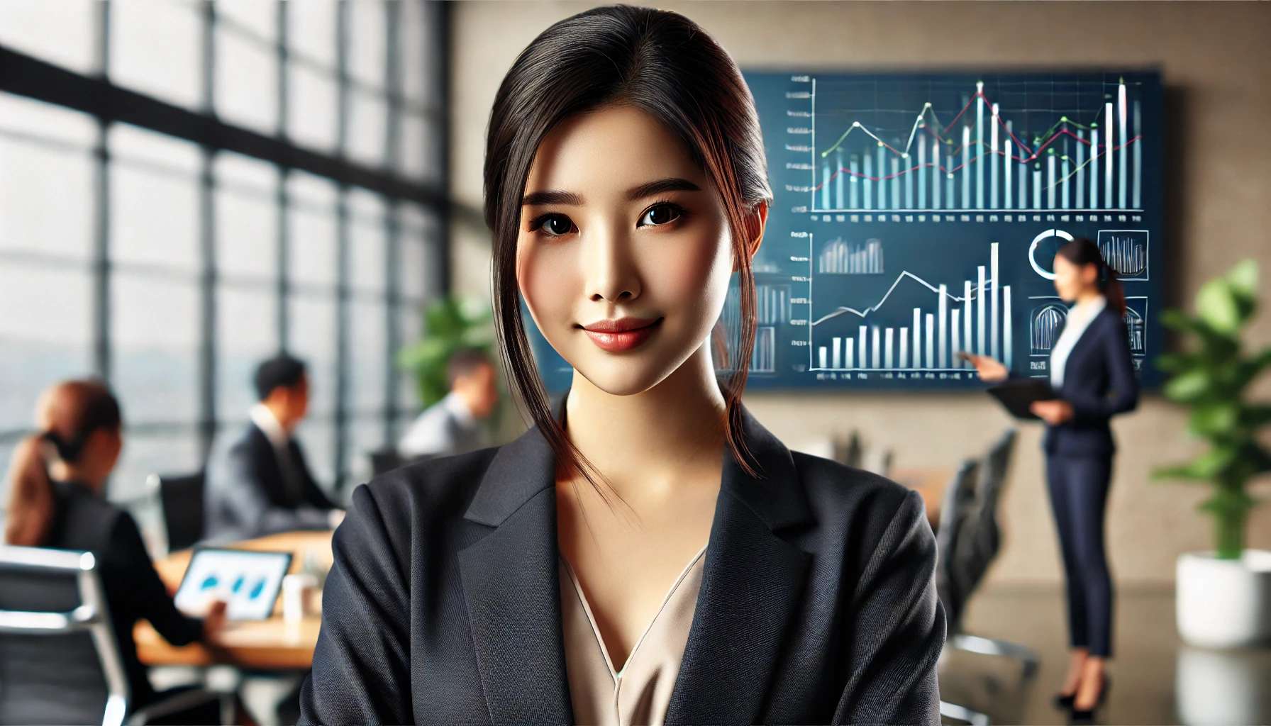 경제 지표 분석하는 사람