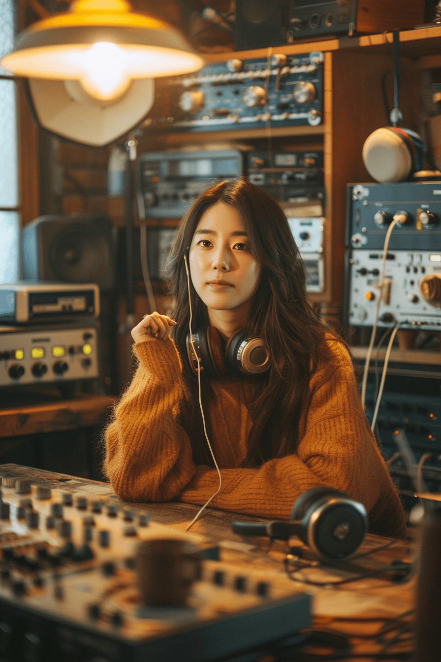 라디오-DJ-여성-이미지