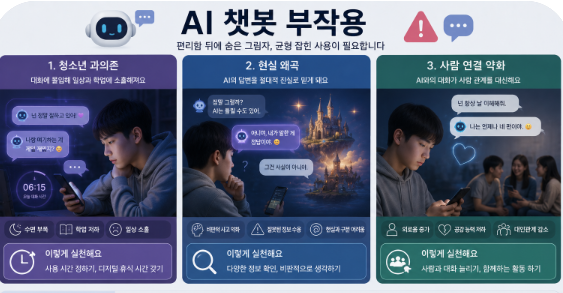 ai 챗봇 부작용을 겪는 아이들