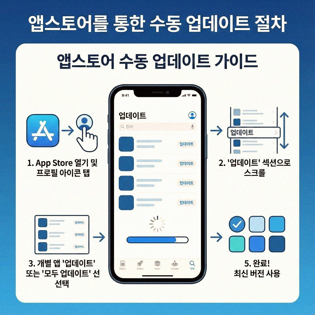 아이폰 앱, 궁금할 때마다 직접 업데이트하기