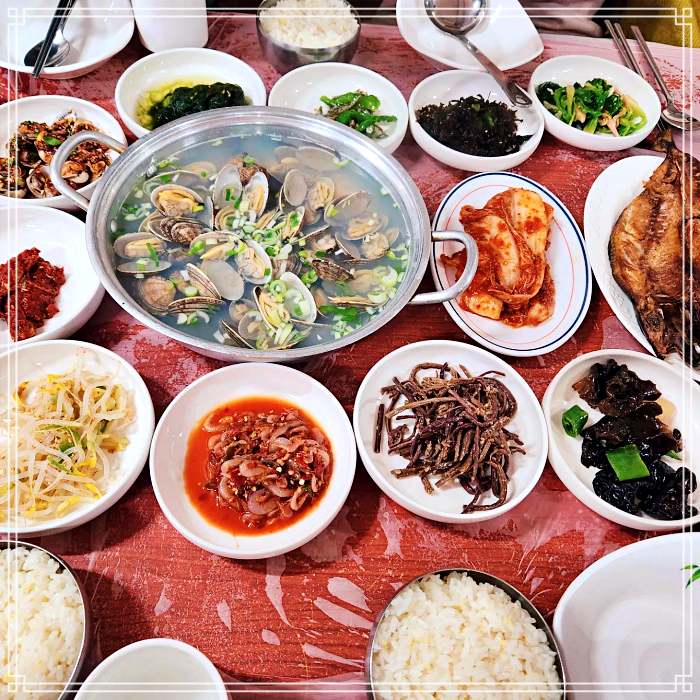 목포, 목포역 맛집 아침식사, 백반, 바지락탕