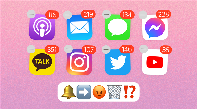 디지털미니멀리즘-디지털디톡스4, 꼭 필요한 앱만 알림 허용하기