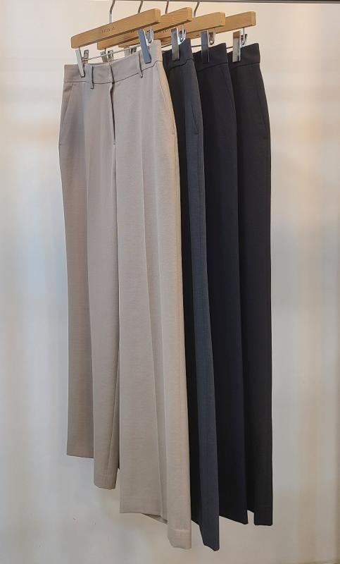 쉬즈미스 더블 크롭 자켓 크링클 써머 슬랙스 정장세트 SWSJKN22030 SWSSLN22030