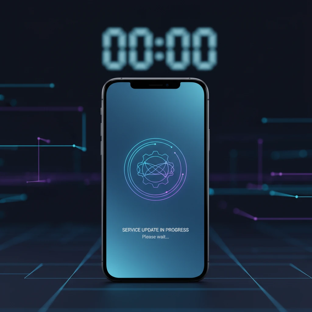 카카오뱅크 서비스 점검 시간 안내 및..