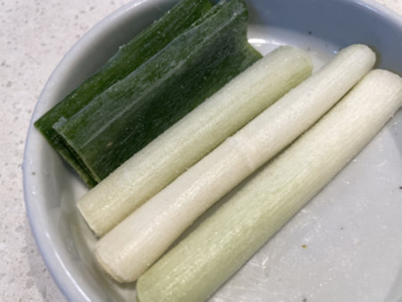 떡국 육수 재료 - 대파