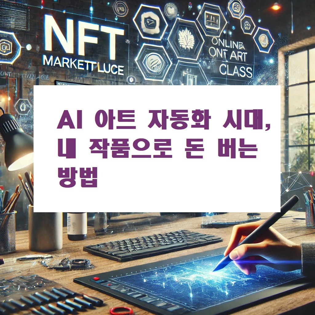 AI 아트 자동화 시대, 내 작품으로 돈 버는 방법