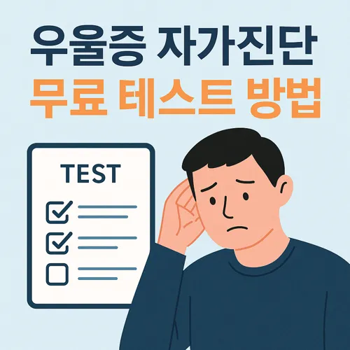 우울증 자가진단 무료 테스트 방법 썸네일