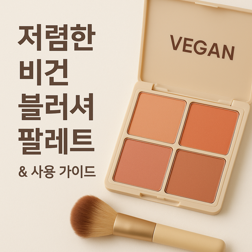 비건 블러셔 팔레트