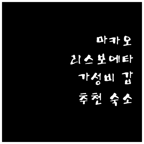 마카오 리스보에타 호텔 추천! 가성비..