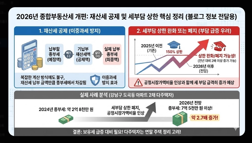 2026년 부동산 세법 개정안 [양도세 종부세 변화] 다주택자 필수 체크리스트 및 절세 가이드