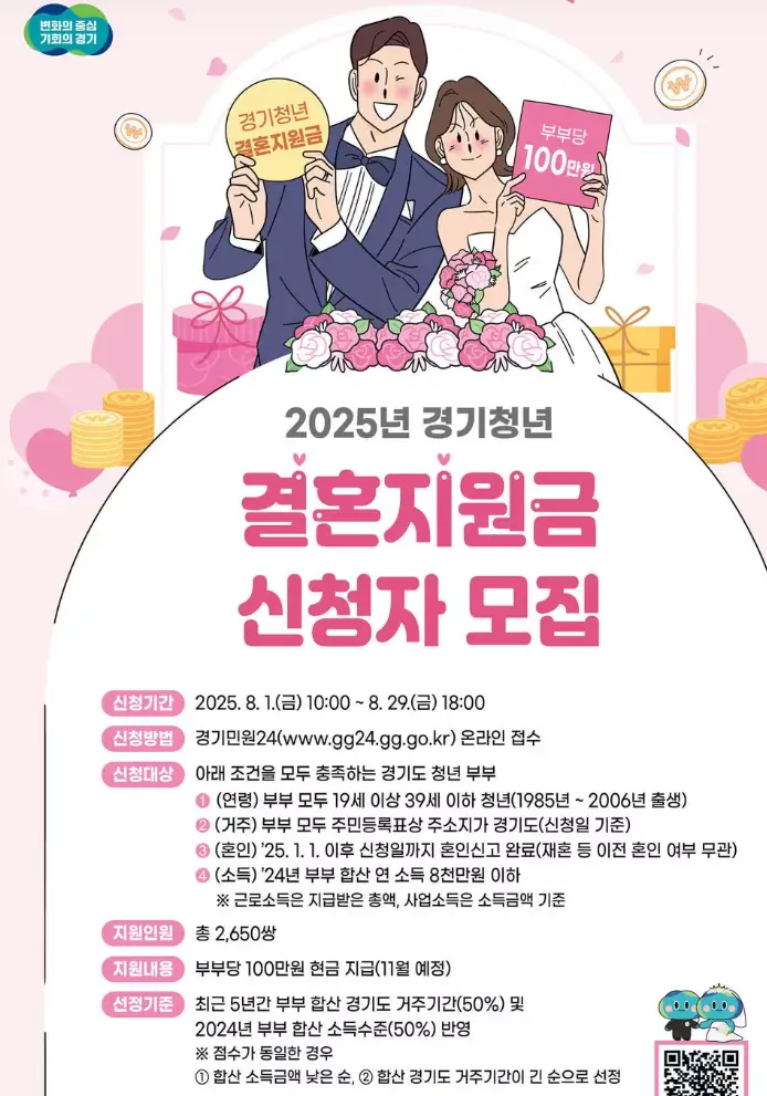 2025년-경기청년-결혼-지원금-포스터
