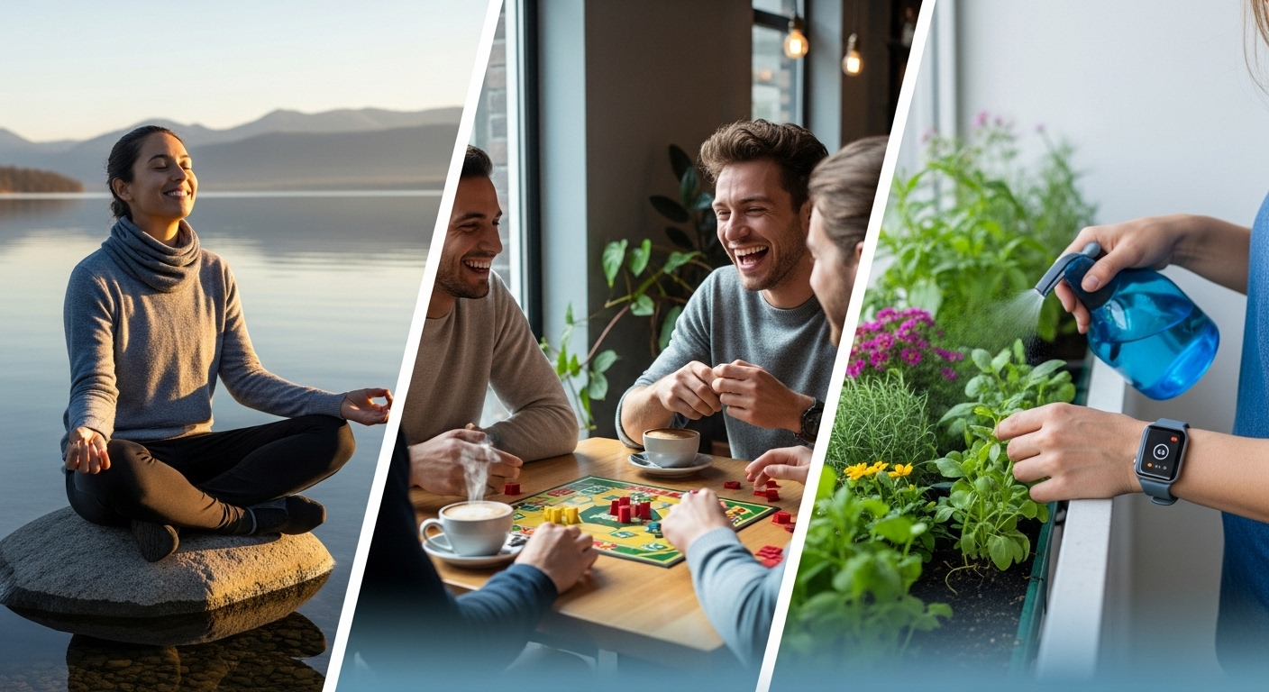 디지털과 균형 잡힌 삶을 통해 얻는 활기차고 평화로운 모습