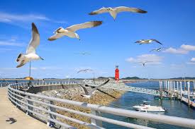 충남 서산 – 노을과 파도 소리 속에 ‘삼길포항’ 사진