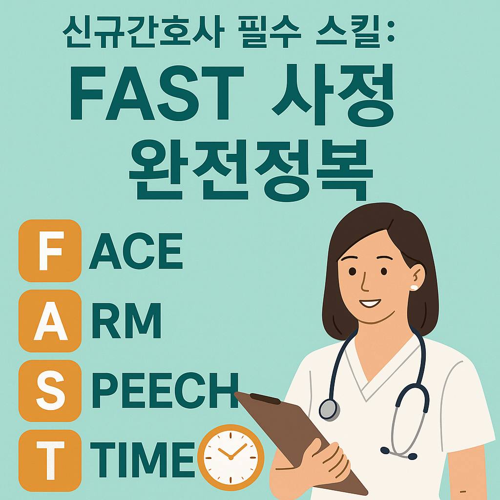 뇌졸중 환자 FAST 사정과 초기 간호: 신규 간호사를 위한 실전 가이드